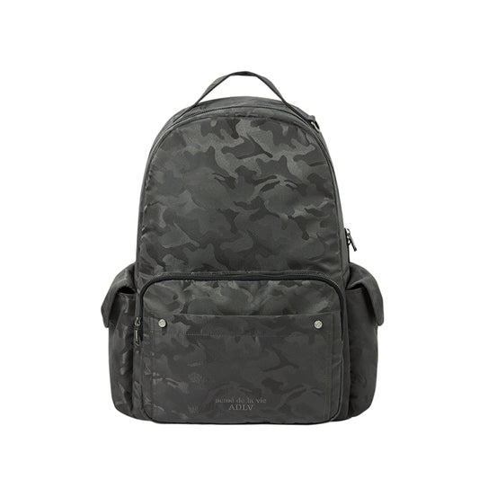 CAMOUFLAGE SIDE POCKET BACKPACK KHAKI