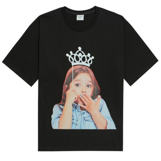 ADLV BABY FACE SHORT SLEEVE T-SHIRT BLACK TIARA