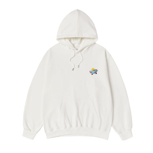 CLAY ALIEN HOODIE CREAM