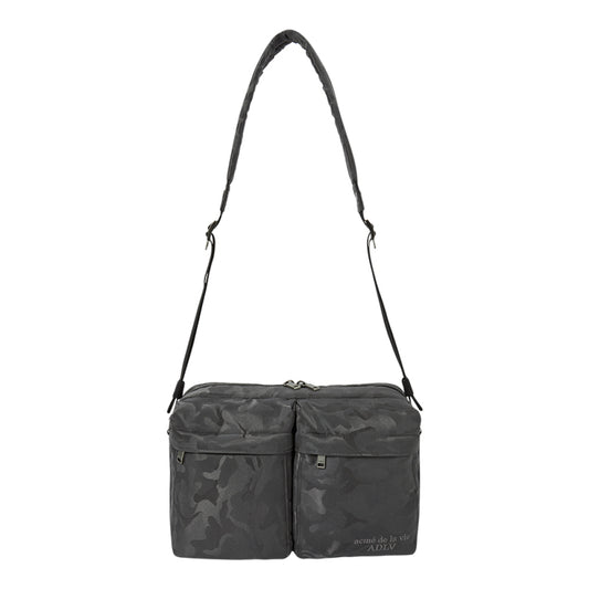 CAMOUFLAGE SQUARE CROSS BAG KHAKI