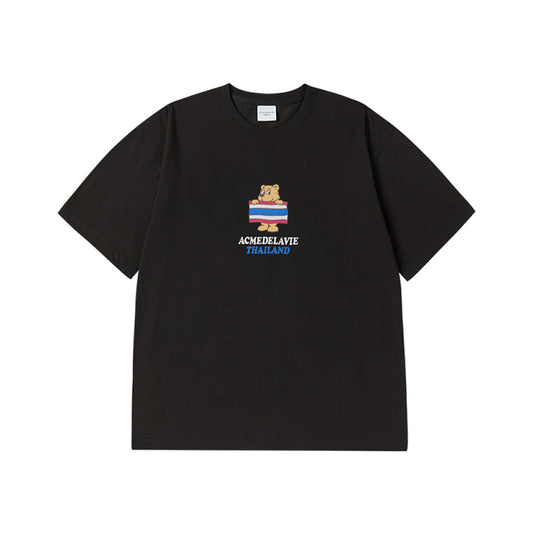 ADLV BEAR FOR THAILAND SHORT SLEEVE T-SHIRT BLACK