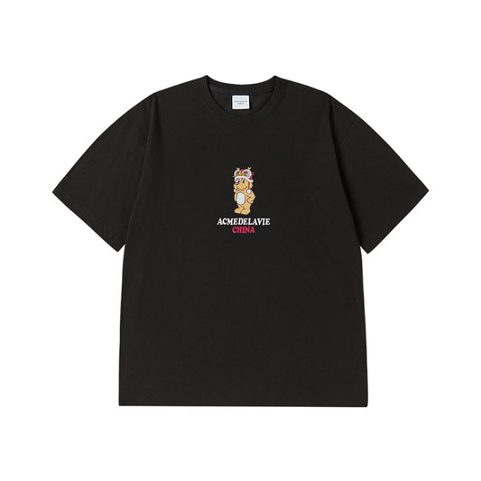 ADLV BEAR FOR CHINA SHORT SLEEVE T-SHIRT BLACK