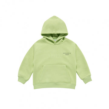 KIDS BASIC LOGO HOODIE LIGHT GREEN