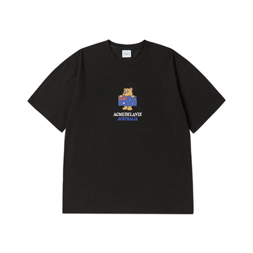 ADLV BEAR FOR AUSTRALIA SHORT SLEEVE T-SHIRT BLACK