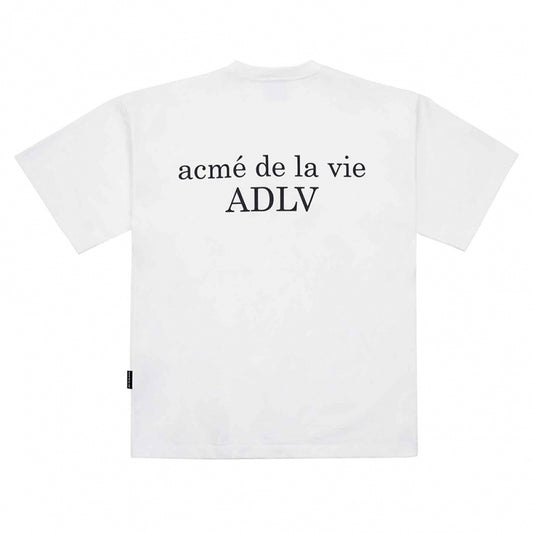 ADLV BABY FACE SHORT SLEEVE T-SHIRT WHITE COLORFUL HANDS