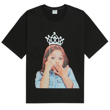 ADLV BABY FACE SHORT SLEEVE T-SHIRT BLACK TIARA