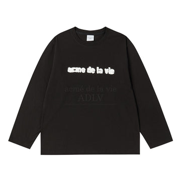 OVERLAY LOGO LONG SLEEVE BLACK