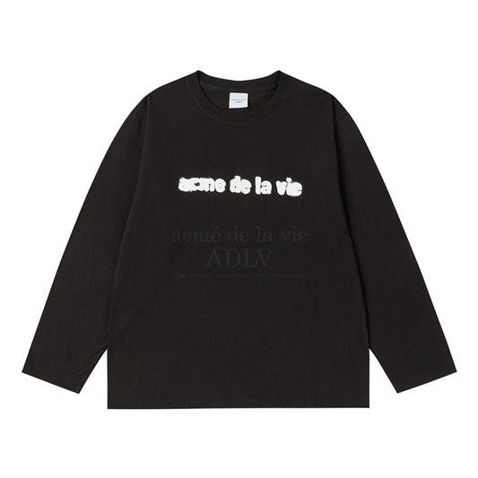 OVERLAY LOGO LONG SLEEVE BLACK