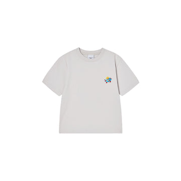 KIDS CLAY ALIEN SHORT SLEEVE T-SHIRT LIGHT GRAY