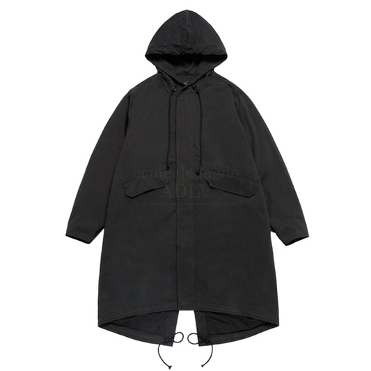 SCRIPT LOGO PRINTING FISHTAIL JACKET BLACK