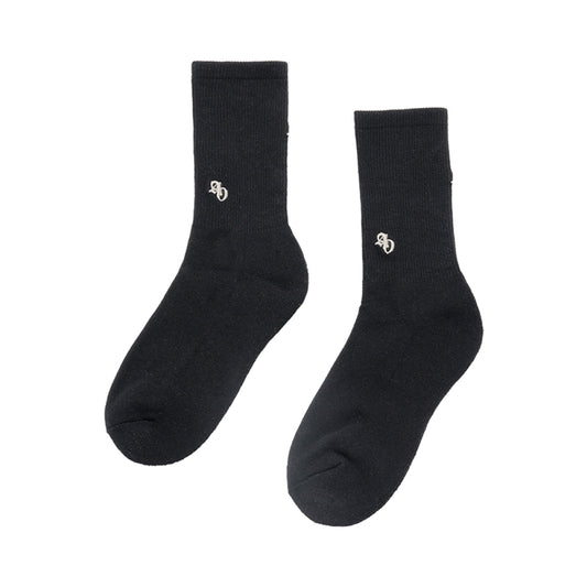SMALL SYMBOL LOGO POINT SOCKS BLACK