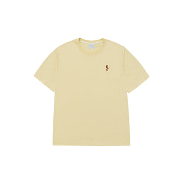 WOMAN STAND AC BEAR SHORT SLEEVE T-SHIRT LIGHT YELLOW