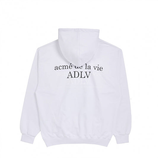 BABY FACE NATURE PATTERN JACKET BOY HOODIE WHITE