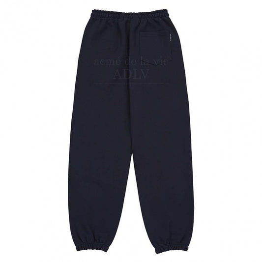 A LOGO SYMBOL PRINTING TRAINING PANTS NAVY