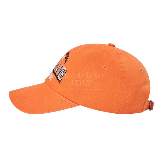 FISHING LOGO BALL CAP ORANGE