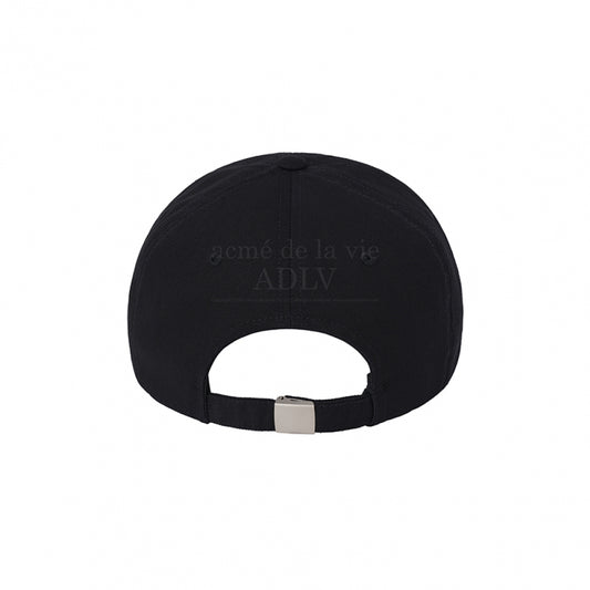 VARSITY LOGO BALL CAP BLACK