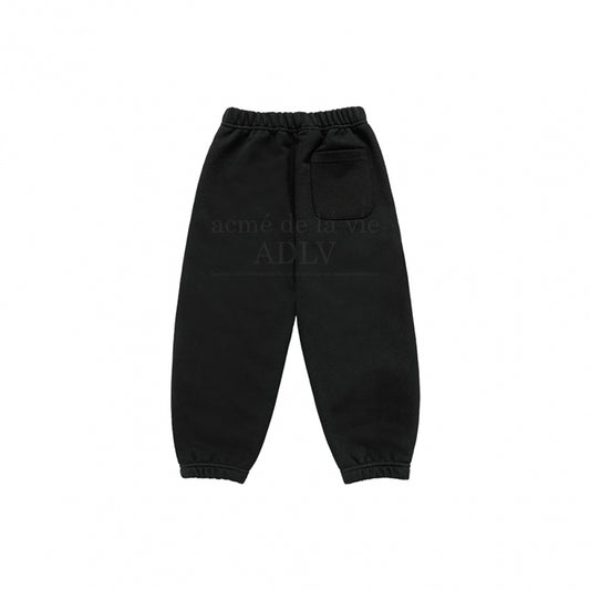 KIDS BASIC LOGO PANTS BLACK