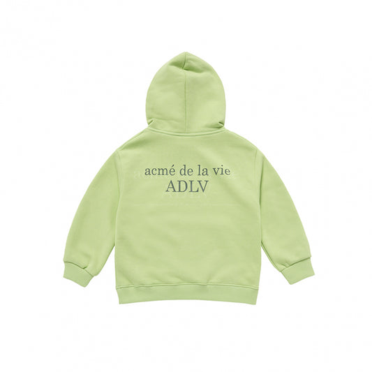 KIDS BASIC LOGO HOODIE LIGHT GREEN