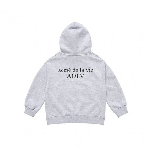 KIDS BASIC LOGO HOODIE MELANGE