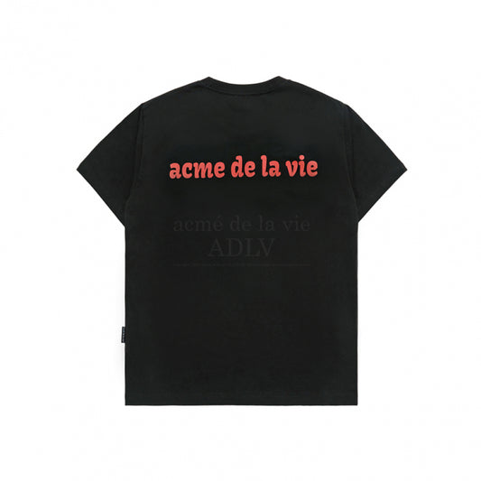 SCREAM BOY LETTERING BABY FACE SHORT SLEEVE T-SHIRT BLACK