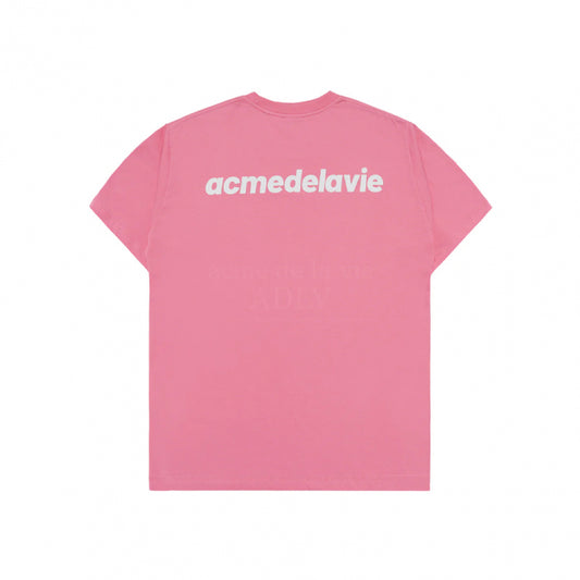 BOLD FONT LOGO SHORT SLEEVE T-SHIRT (OVERSEAS EXCLUSIVE) PINK