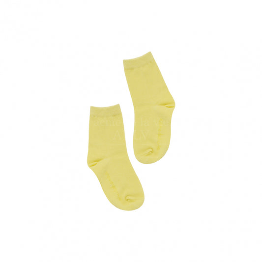 ADLV KIDS SOCKS LIGHT YELLOW