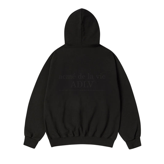 RETRO STAR LOGO HOODIE BLACK
