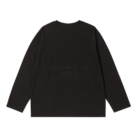 OVERLAY LOGO LONG SLEEVE BLACK