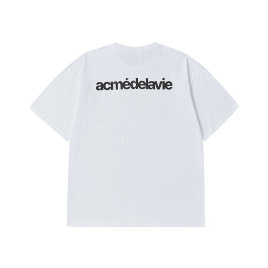 BOLD BOX LOGO SHORT SLEEVE T-SHIRT WHITE