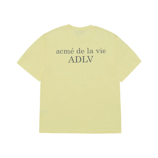 BASIC LOGO SEASON3 SHORT SLEEVE T-SHIRT LIGHT YELLOW