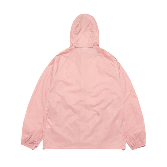 ADLV RAGLAN WINDBREAKER JACKET LIGHT PINK