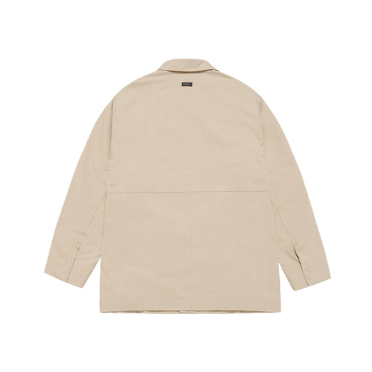OVERSIZE FOUR POCKET WORK JACKET BEIGE