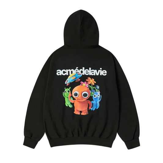 CLAY ALIEN HOODIE BLACK