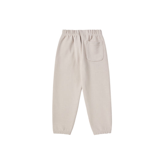 KIDS BOX BASIC LOGO JOGGER PANTS ESSENTIAL BEIGE