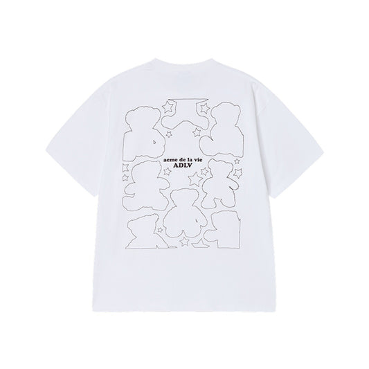 BEAR DOLL LINE ARCHIVE SHORT SLEEVE T-SHIRT WHITE