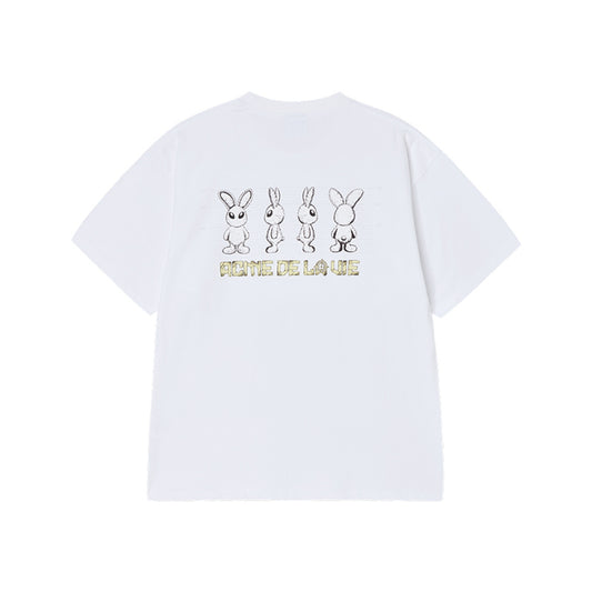 MUGSHOT ALIEN SHORT SLEEVE T-SHIRT WHITE