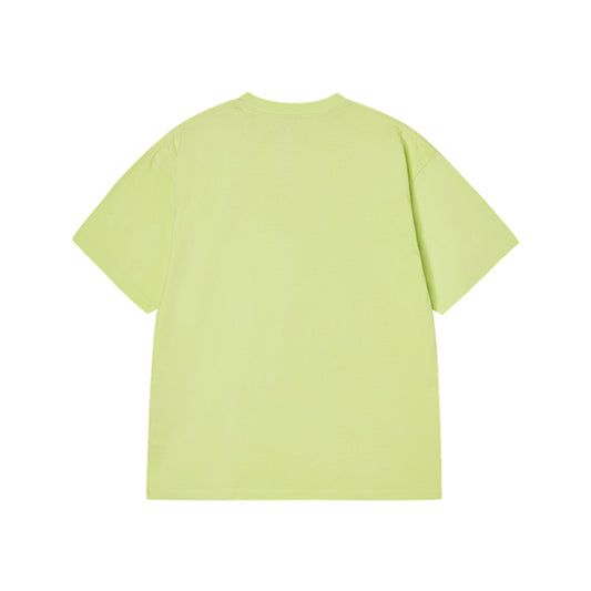 REAL ALIEN FUZZY RABBIT SHORT SLEEVE T-SHIRT LIME