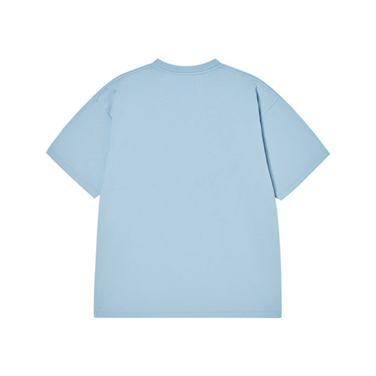 REAL ALIEN FUZZY RABBIT SHORT SLEEVE T-SHIRT SKYBLUE
