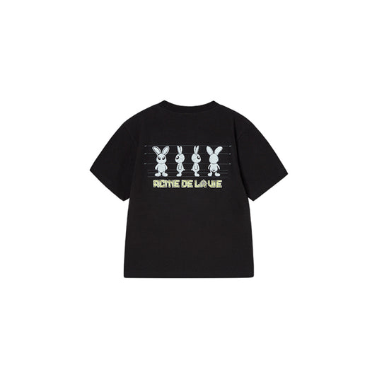 KIDS MUGSHOT ALIEN SHORT SLEEVE T-SHIRT BLACK