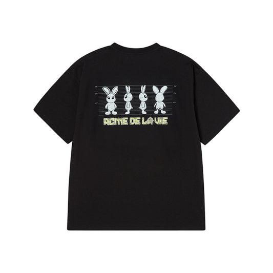 MUGSHOT ALIEN SHORT SLEEVE T-SHIRT BLACK