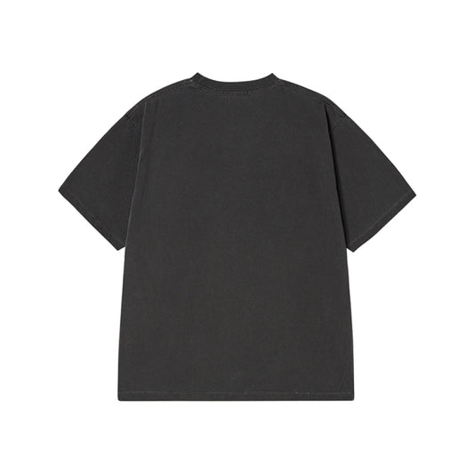 OPANCHU USAGI X ADLV BEACH OPANCHU PIGMENT SHORT SLEEVE T-SHIRT CHARCOAL