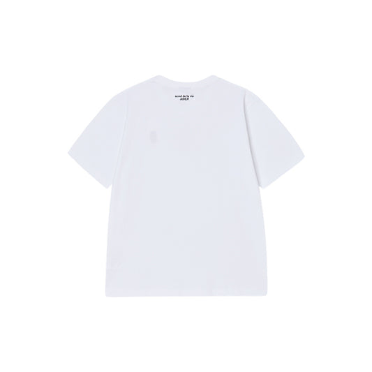 WOMAN STAND AC BEAR SHORT SLEEVE T-SHIRT WHITE