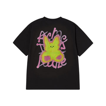 BLUR RABBIT SHORT SLEEVE T-SHIRT BLACK
