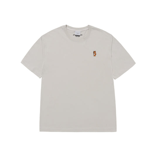 STAND AC BEAR SHORT SLEEVE T-SHIRT LIGHT GRAY