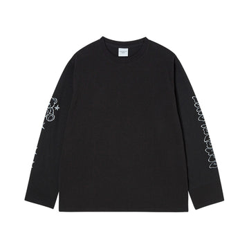 DROP STAR BEAR LONG SLEEVE T-SHIRT BLACK