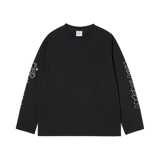 DROP STAR BEAR LONG SLEEVE T-SHIRT BLACK