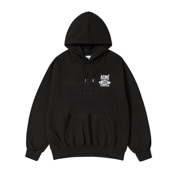 GRUNGE REVERSAL LOGO HOODIE BLACK
