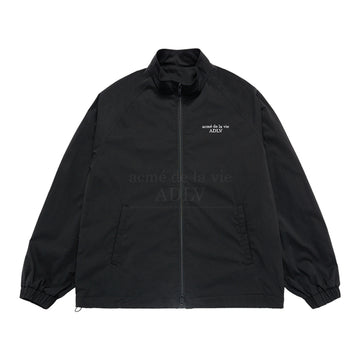 BASIC LOGO NYLON SET UP JACKET BLACK