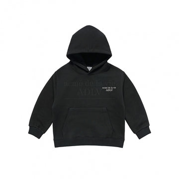 KIDS BASIC LOGO HOODIE BLACK