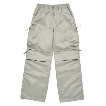 SIDE PUCKERING POCKET PANTS BEIGE
